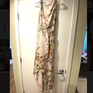 Floral wrap dress. Worn once!